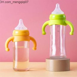 Baby Bottles# Baby Bottle Handle Silicone Wide Mouth Compatible with Pigeon Baby Bottle born Infant Toddler Drinking Milk Replacement Part 220708 Z230701