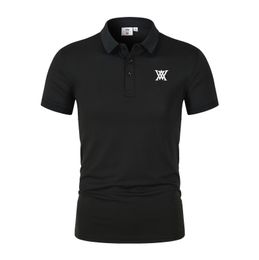 Men's Polos SpringSummer Mens Golf Shirt Fashion Casual Short Sleeve Sports Clothing Quick Dry Breathable POLO T Tops 230630