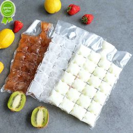 New 10pcs ice Cube Mould Disposable Self-Sealing Ice Cube Bags Transparent Faster Freezing Ice-making Mould Bag Kitchen Tools