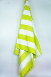 Printed Striped Beach Towel Foreign Trade Beach Microfiber Beach Towel Quick-Drying Bath Towel All-match