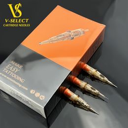 Tattoo Needles EZ V-Select Cartridge Tattoo Needles #10 0.30mm Round Shader Tattoo Needles for Cartridge Tattoo Machine Grips 20 pcs/Box 230630