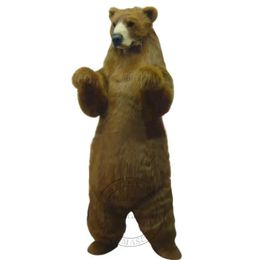 New Adult Realistic Grizzly Bear Carnival performance apparel Furry Suits Party Ad Apparel mascot