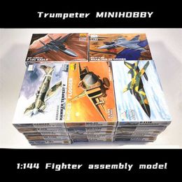 Aircraft Modle TRUMPETER 1/144 Military Fighter Assembly Model Bombing Plane Plastic Toy AircraftHKD230701