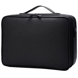 Cosmetic Bags Cases PU Leather Cosmetic Bag Professional Large Capacity Waterproof Travel Toiletry Makeup bag For Women 230630