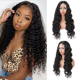 Loose Wave 13x4 Lace Frontal Human Hair Wig Natural Hairline Brazilian Hd Transaprent Lace Wig with Baby Hair