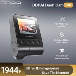 Car dvr DDPAI Z40 Dash Cam Dual Camera Recorder IMX335 1944P HD Video GPS Tracking 360 Rotation Wifi DVR 24H Parking ProtectorHKD230701