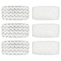 Appliances 6 Pack Steam Mop Pad for Bissell Powerfresh Vac & Steam 2747a, 1132 1543 1632 1652 Symphony Vacuum and Steam Mop Series Parts