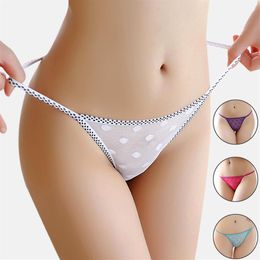 Women Panties Sexy Ladies Thong Low Waist Buttocks Bandage G Strings Thongs Underwear Briefs G-Strings Tanga2691