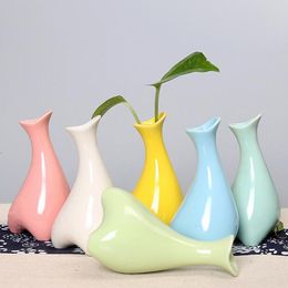 Vases Garden Home Decoration Tabletop Aromatherapy Bottle Ceramic Plant Irregular For Christmas Gift Craft t4 230701