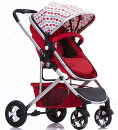 Four-wheeled Portable Baby Folding Cart Sits on The Baby and The Newborn Child Pushes The Umbrella Cart In Both Directions L230625