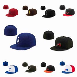 Fitted hats Snapbacks hat Adjustable football Caps All Team Logo kid Outdoor Sports Embroidery Cotton Closed Fisherman Beanies flex designer cap wholesale