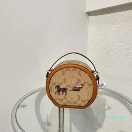 2023-Luxury Designer Bag Cute Round Bags For Totes Women Leather Handbag Crossbody Bags Fashion Tote Bag Casual Womens Purse Wallet