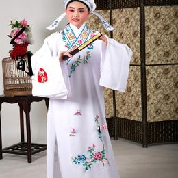 Unisex Beijing opera artistes studio Man clothing 9 Colours stage drama fase dramma woman costume Chinese style opera Garment248E