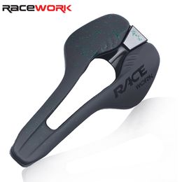 Bike Saddles RACEWORK Road Bike Saddle Ultralight vtt Racing Seat Wave Road Bicycle Saddle For Men Soft Comfortable MTB Cycling Accessories 230630