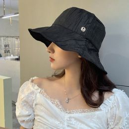 Women's Summer Bucket Hat Wide Brim Breathable Cotton Fishing Cap for Fishing Hiking Summer Travel PR Sale