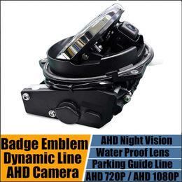 Car dvr Reverse Backup Rear View Parking For GOLF 6 7 8 MK6 MK7 GTI BEETLE PASSAT POLO Flip Emblem Badge Camera AHD 720HKD230701