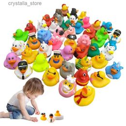 Rubber Duck Baby Bath Toys Indoor Bathroom Tub Outdoor Beach Pool Park Water Toy Water Floating Yellow Duck Children's Gift L230518
