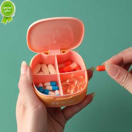 New 4 Grids Weekly Pill Case Medicine Tablet Dispenser Organiser Pill Box Splitters Pill Storage Organiser Container Pill Boxes