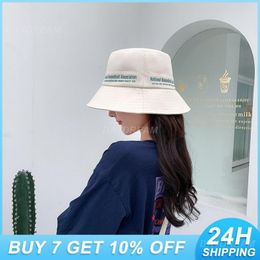 Trendy Cool Summer Sunshade Bucket Hat Japanese Style All-match Fisherman CapsThin Basin Women Sunscreen Hats