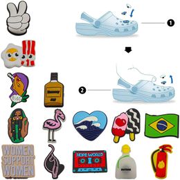 Jewellery Pattern Shoe Charm For Clog Jibbitz Bubble Slides Sandals Pvc Decorations Accessories Christmas Birthday Gift Party Favours E Otkyw