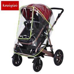 Special Dustproof Raincoat Big Cart High Landscape Pushchairs Accessories Windproof Baby Stroller Rain Cover L230625
