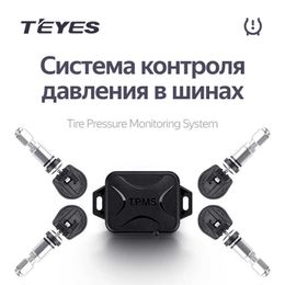 Car dvr Teyes TPMS Auto Wireless Tire Pressure Monitoring System for DVD player navigationHKD230701