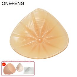 Breast Form ONEFENG SB Mastectomy Breast Form Lightweight for Swimming Silicone Breast Prosthesis Match Post Surgery Bra with Pockets 230630