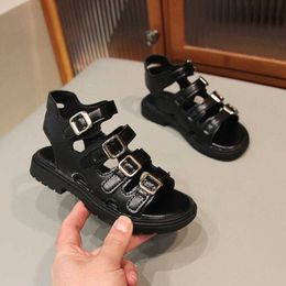 Sneakers Summer New Soft 2023 Girls Sandals Kids Fashion Cool GLADIATOR Children Casual Shoes Drop Shipping Cool Buckle Toddler Shoes PUHKD230701