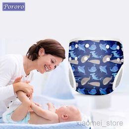 Cloth Diapers Washable Toddler Swim Diaper Cartoon Animal Cloth Toddler Nappies Pool Pants for Kids Swimwear Adjustable Baby Shower GiftsHKD230701