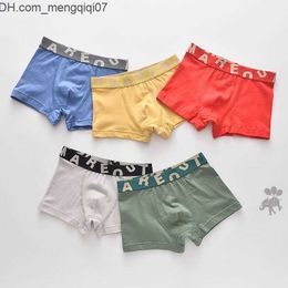 Panties Panties Boys Underwear Children Cotton Boxer Shorts Childrens Kids For 216 years 5 pcs 230331 Z230701