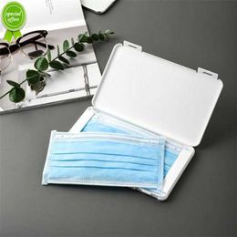 New Pratical Mask Organizer Portable Mask Storage Box Moisture-proof Mask Box Multifunctional Paper Holder Disposable Face Mask Case