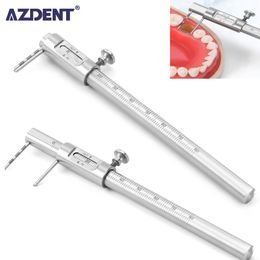 Other Oral Hygiene AZDENT 1PCS Dental Orthodontic Sliding Caliper 0 80mm Dentist Implant Measuring Gauge Double Scale Round Dentistry Tool 230701