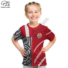 Clothing Sets Tahiti Unique T Shirt Kid Polynesia Pattern Kids Clothes Summer Short Sleeve 3D Printed TShirt Boys Tops Girl Tees 230630