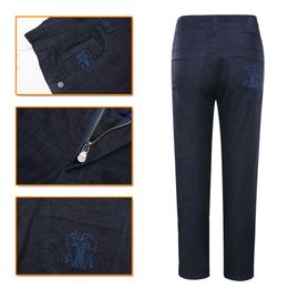BILLIONAIRE jeans men 2020 summer comfort casual high quality geometry gentleman various Small one size190a