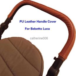 Pu Leather Handle Cover For Bebetto Luca Stroller Pram Bumper Protective Cases Armrest Covers Baby Carriage Accessories L230625