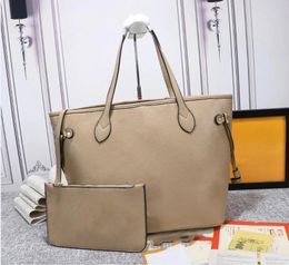 10A Designer Shoulder Bags Real Leather luxury shopping bag handbag leather with a small hand wallet, long handle to switch between shoulder, back and elbow 45868