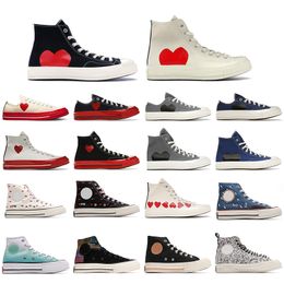 Classic Casual Shoes Chunk 70 1970s Casual Shoes Men Women Canvas Shoes High Low Star Big eyes red heart shape Canvas Shoes Outdoor