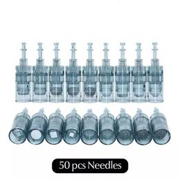 Tattoo Needles 50 pcs Dr. pen M8 Microneedling Cartridge Needles 11 Pin 16 Pin 24 Pin 36 Pin 42 Pin Round Nano 3D nano 5D Nano Replacement 230630