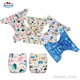 Cloth Diapers Babyland 1PC 2022 Washable Reusable Cloth Diaper Ecological Adjustable Real Pocket Nappy Fit 0-2year 3-15kg Baby Nappy CoversHKD230701