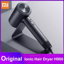 Dryers Xiaomi Mijia Ionic Hair Dryer H900 Negative Ion High Speed Fast Hair Drying with Diffuser Stand Holder High Speed Hair Dryer