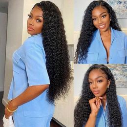 Cheap Human Hair Front Lace Wigs Natural Water Wave Lace Front Wig Transparent 13x4 Lace Wig Brazilian Hair