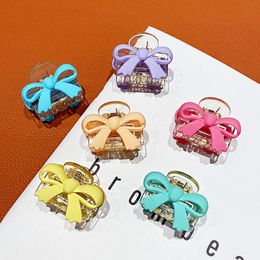 Hair Accessories Girls Cute Colourful Bow Children Kids Sweet Decorate Clips Back Hold Hairpins Fashion