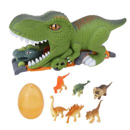 Action Toy Figures Dinosaur Race Track Toys Endless Fun Playset for Kids 230630