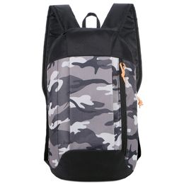 Outdoor Bags 10LOutdoor Sports Lightweight Camouflage Waterproof Travel Mountaineering Bag Zipper Adjustable Belt Camping Men Ladies Children 230630