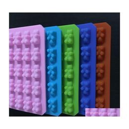 Baking Pastry Tools Fashion 50 Cavity Sile Gummy Bear Chocolate Mold Candy Maker Ice Tray Jelly Mods Childrens C Dhxsu