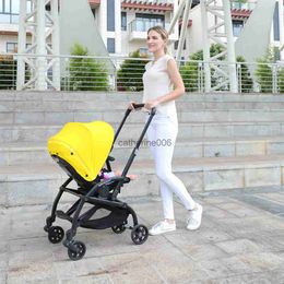 2023 Upgrade Light Baby Stroller Travel Portable Baby Carriage Foldable Prams Infant Trolley Newborn To 4 Years City Stroller L230625