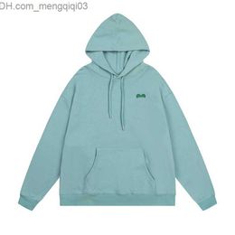 Men's Hoodies Sweatshirts mens hoodie sweatshirt classic embroidered round neck Paris fashion cotton casual couple hoodies Solid color Z230701