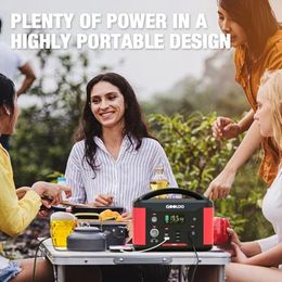 GOOLOO P600 Portable Power Station, 626Wh MPPT Solar Generator