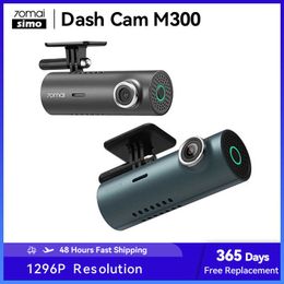 DVRs Camera Recorder Grey 24H Parking Mode WIFI App Control 70mai Dash Cam M300 Car DVR 140° FOV 1296P Night VisionHKD230701