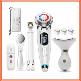 Home Beauty Instrument EMS Skin Tightening Rejuvenation Device Radio Frequency Eye Lifting Machine Neck Slimmer Massager Wrinkle Removal 230701